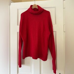 Old Navy sosoft Red Turtleneck Sweater